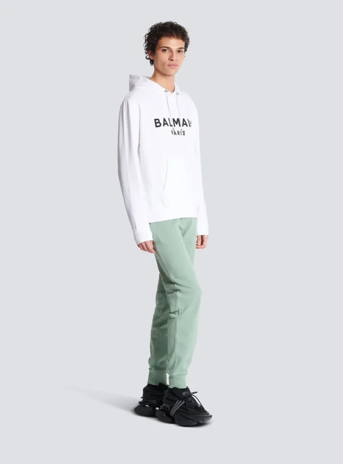 Printed Balmain Paris hoodie