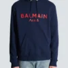 Printed Balmain Paris hoodie