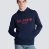 Printed Balmain Paris hoodie