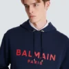 Printed Balmain Paris hoodie