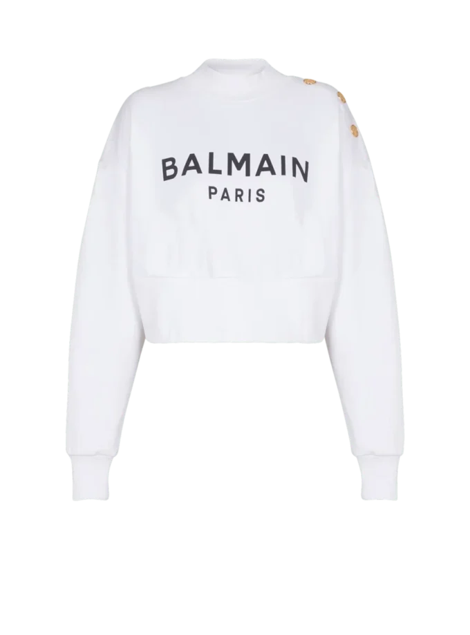 Printed Balmain Paris sweatshirt Printed Balmain Paris sweatshirt