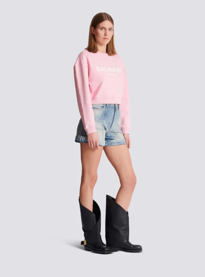 Printed Balmain Paris sweatshirt Printed Balmain Paris sweatshirt