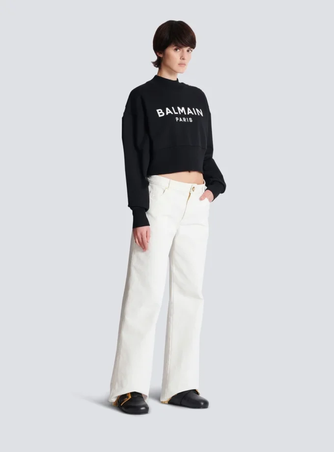 Printed Balmain Paris sweatshirt Printed Balmain Paris sweatshirt