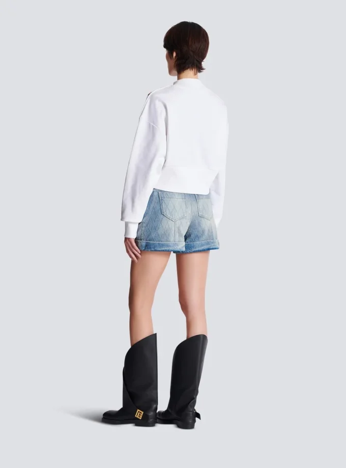 Printed Balmain Paris sweatshirt Printed Balmain Paris sweatshirt