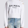 Printed Balmain Paris sweatshirt Printed Balmain Paris sweatshirt