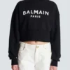 Printed Balmain Paris sweatshirt Printed Balmain Paris sweatshirt