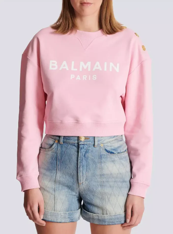 Printed Balmain Paris sweatshirt Printed Balmain Paris sweatshirt