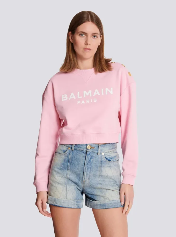 Printed Balmain Paris sweatshirt Printed Balmain Paris sweatshirt