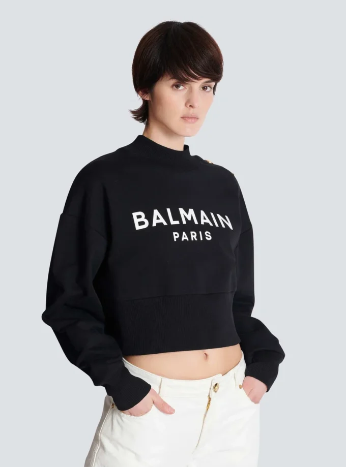 Printed Balmain Paris sweatshirt Printed Balmain Paris sweatshirt