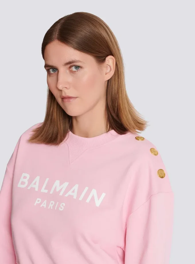 Printed Balmain Paris sweatshirt Printed Balmain Paris sweatshirt