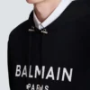 Printed cotton hoodie