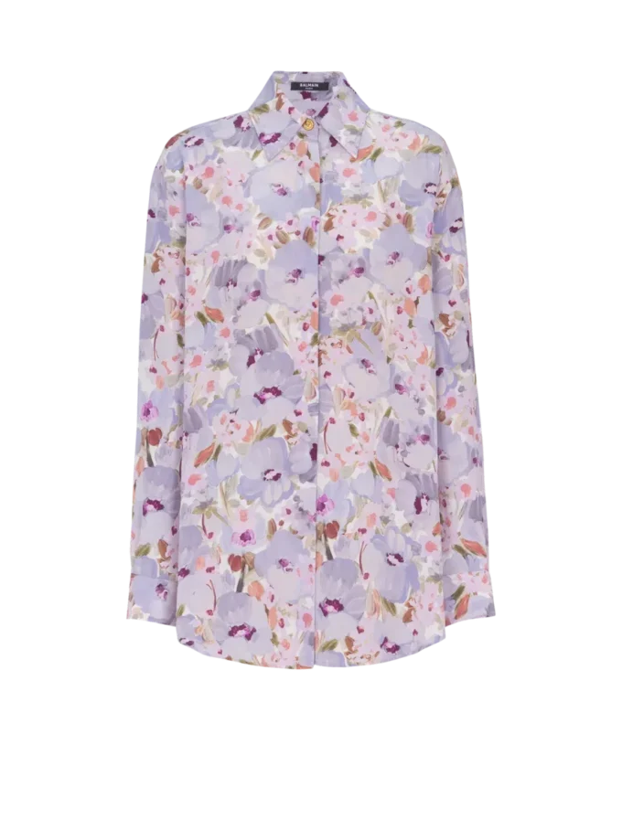 Printed cotton poplin shirt Printed cotton poplin shirt