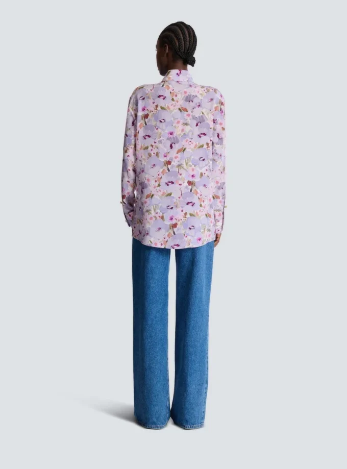 Printed cotton poplin shirt Printed cotton poplin shirt