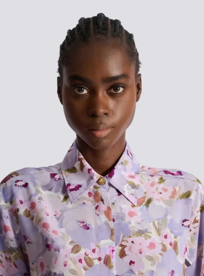 Printed cotton poplin shirt Printed cotton poplin shirt