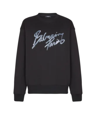 Printed cotton sweatshirt