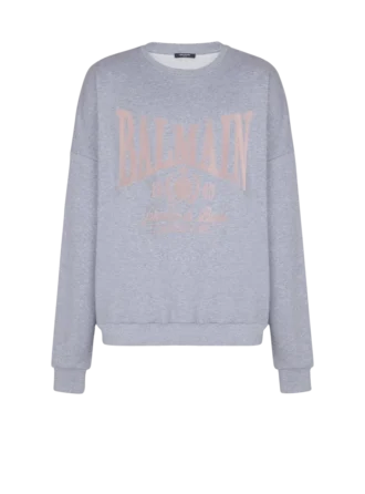 Printed cotton sweatshirt