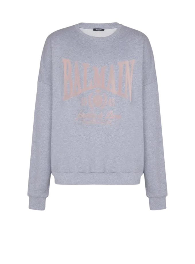 Printed cotton sweatshirt