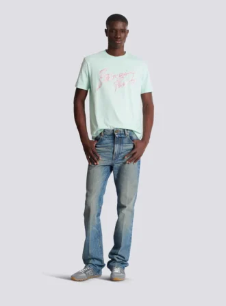 Printed cotton T-shirt