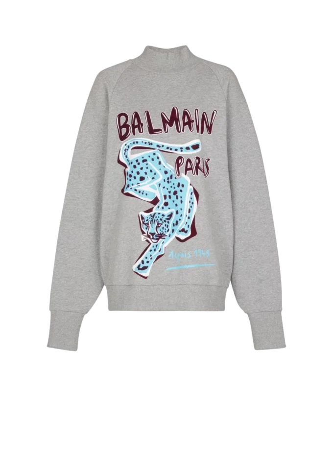 Printed fleece sweatshirt Printed fleece sweatshirt