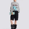 Printed fleece sweatshirt Printed fleece sweatshirt