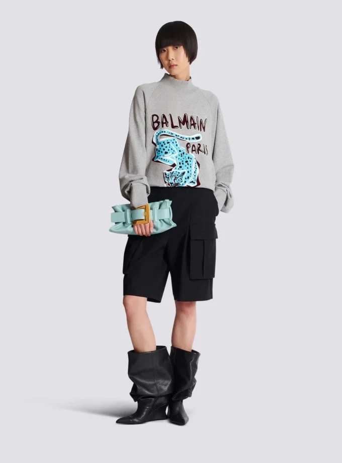 Printed fleece sweatshirt Printed fleece sweatshirt