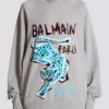 Printed fleece sweatshirt Printed fleece sweatshirt