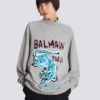Printed fleece sweatshirt Printed fleece sweatshirt
