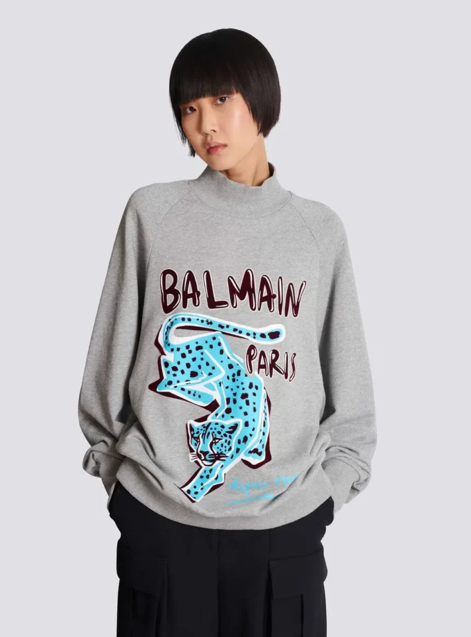 Printed fleece sweatshirt Printed fleece sweatshirt