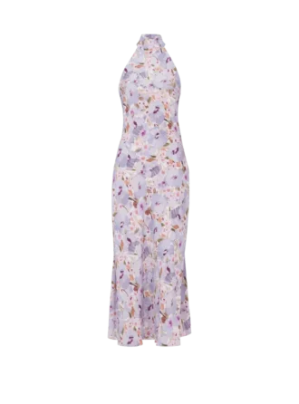 Printed Poppy Flower dress
