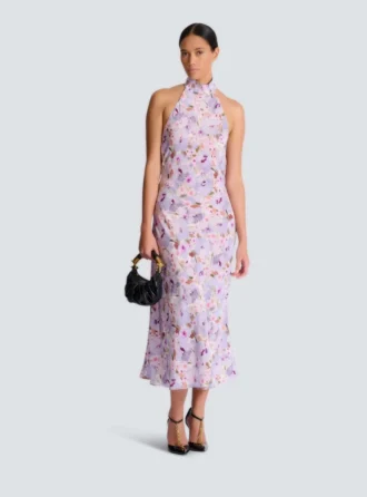 Printed Poppy Flower dress