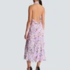 Printed Poppy Flower dress
