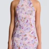 Printed Poppy Flower dress