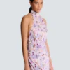 Printed Poppy Flower dress