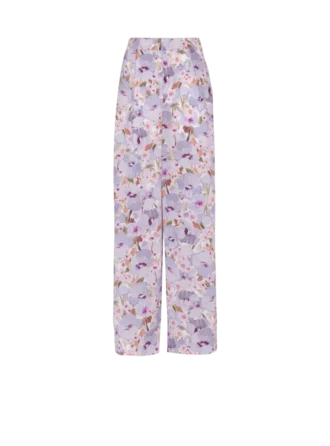 Printed Poppy Flower trousers