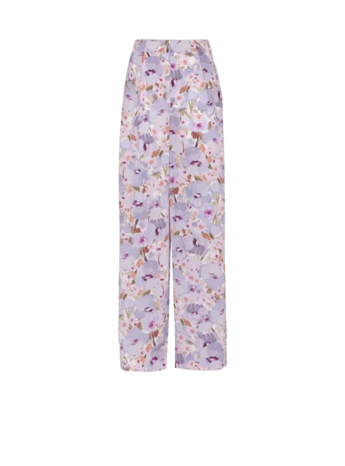 Printed Poppy Flower trousers