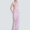Printed Poppy Flower trousers
