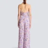 Printed Poppy Flower trousers