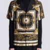 Printed pyjama shirt with Foulard Chaînes pattern Printed pyjama shirt with Foulard Chaînes pattern