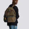 Pulse calfskin and nylon backpack