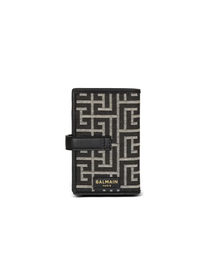 Pulse Holder monogram jacquard card holder