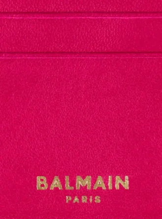 Pulse lambskin leather card holder
