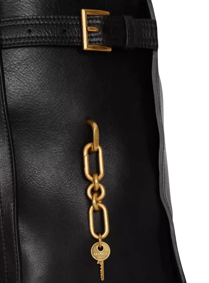 Pulse Large waxed calfskin leather tote bag Pulse Large waxed calfskin leather tote bag
