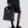 Pulse Large waxed calfskin leather tote bag Pulse Large waxed calfskin leather tote bag