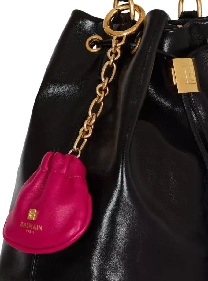 Pulse leather key ring