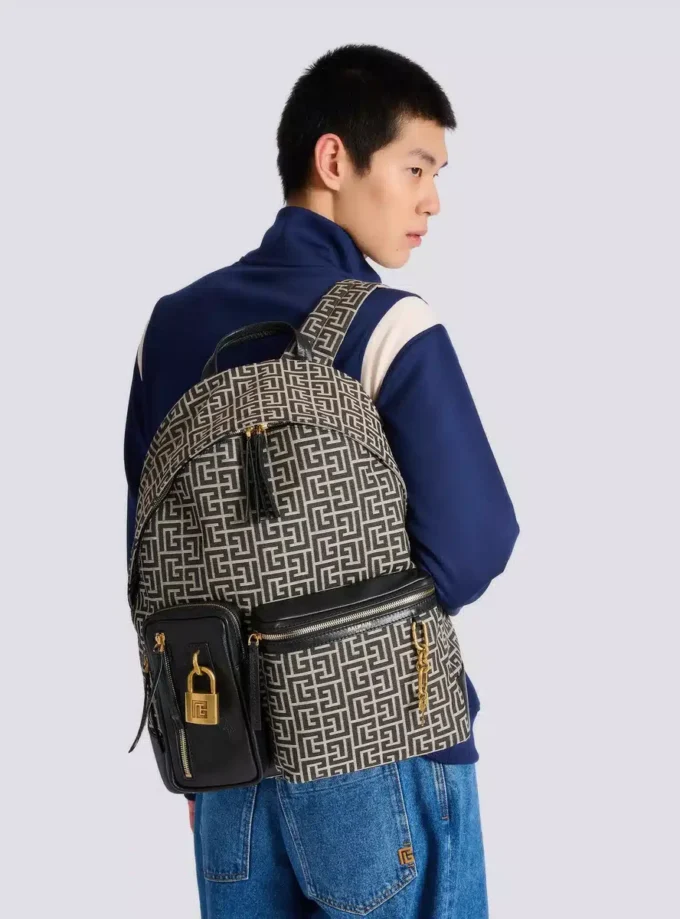 Pulse monogram jacquard backpack Pulse monogram jacquard backpack