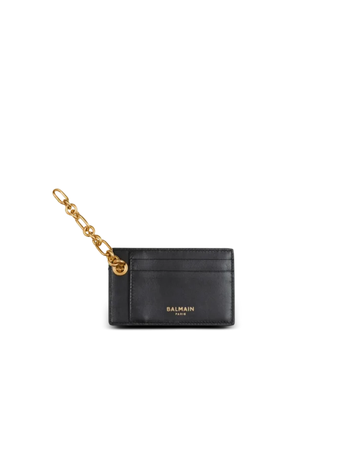 Pulse monogram jacquard card holder