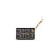 Pulse monogram jacquard card holder