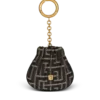 Pulse monogram jacquard key ring