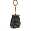 Pulse monogram jacquard key ring