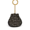 Pulse monogram jacquard key ring